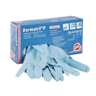 Disposable glove Dermatril® P 743 nitrile powder-free